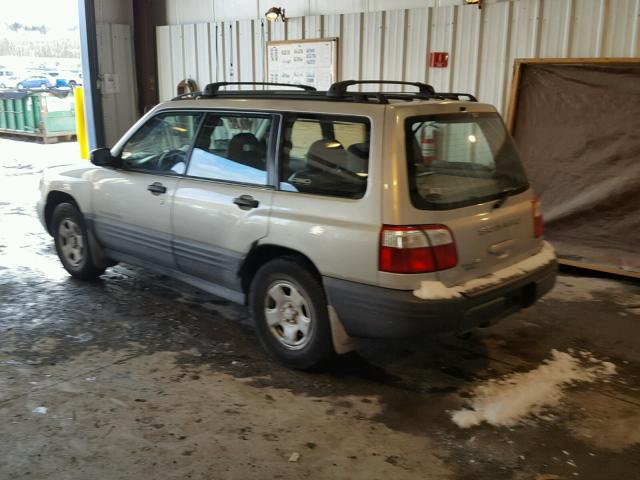 JF1SF63541H767649 - 2001 SUBARU FORESTER L SILVER photo 3