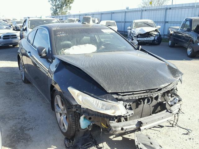 1HGCS2B81BA008774 - 2011 HONDA ACCORD EXL BLACK photo 1