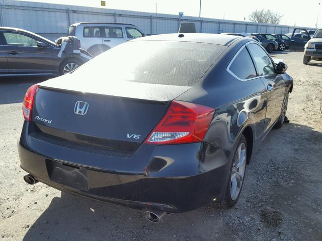 1HGCS2B81BA008774 - 2011 HONDA ACCORD EXL BLACK photo 4