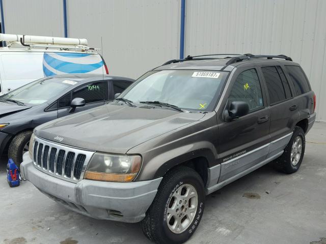 1J4G258S2XC526547 - 1999 JEEP GRAND CHER GRAY photo 2