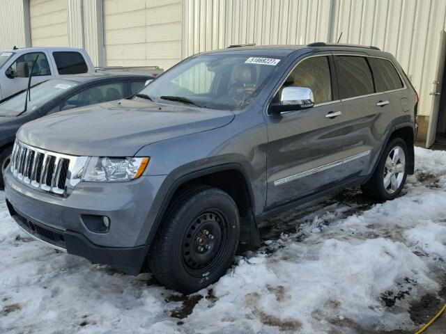 1C4RJFCG5CC164301 - 2012 JEEP GRAND CHER GRAY photo 2