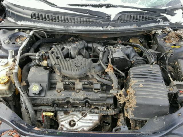 1C3EL55R44N224676 - 2004 CHRYSLER SEBRING LX BLUE photo 7