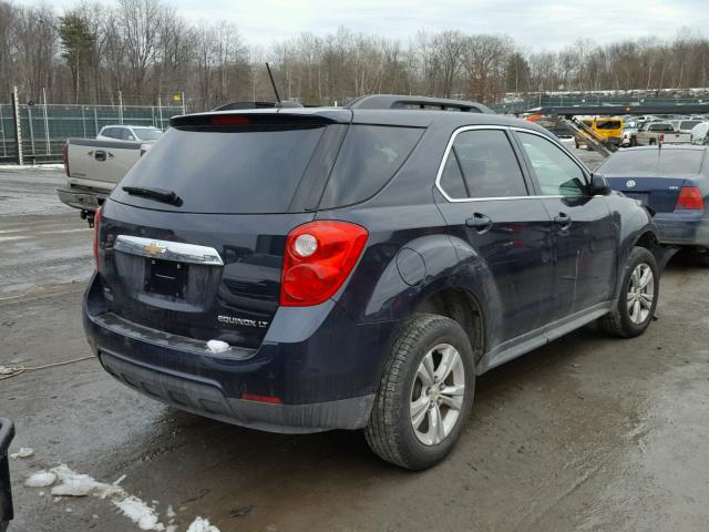 2GNFLFEK1F6203551 - 2015 CHEVROLET EQUINOX LT BLUE photo 4