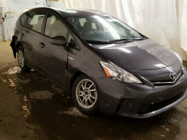 JTDZN3EU0EJ012530 - 2014 TOYOTA PRIUS V CHARCOAL photo 9