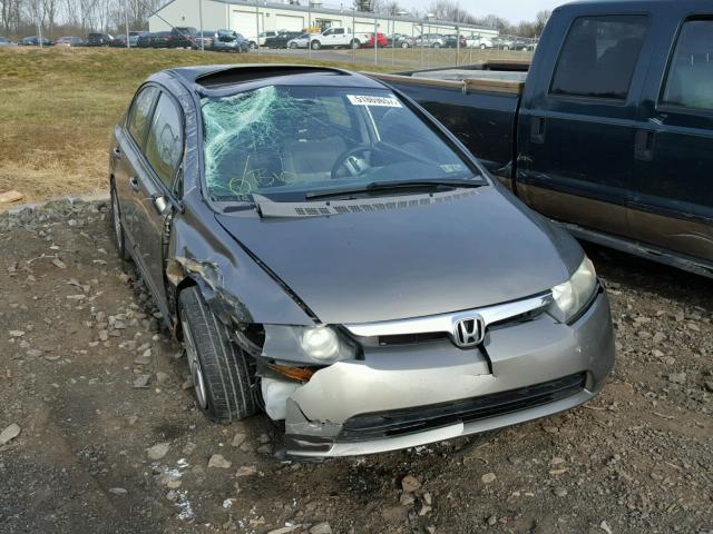 1HGFA15877L082637 - 2007 HONDA CIVIC EX ნაცრისფერი ფოტო 1