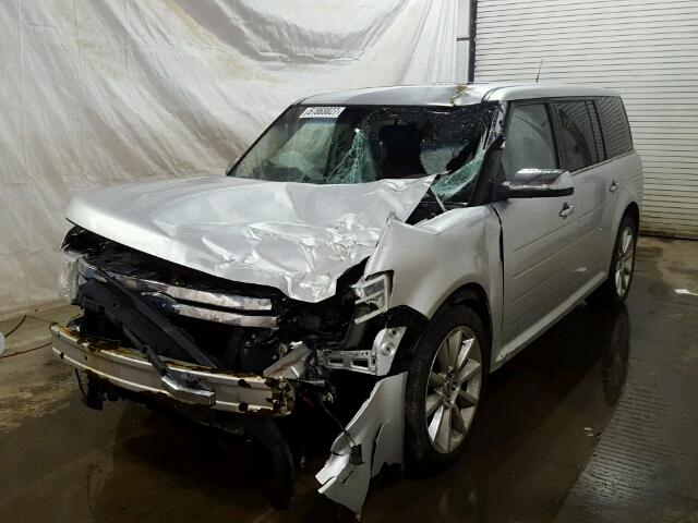 2FMHK6DC5ABA71517 - 2010 FORD FLEX LIMIT SILVER photo 2