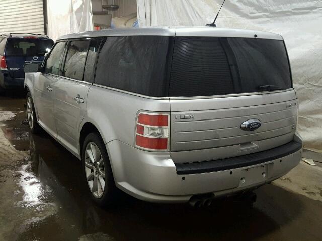 2FMHK6DC5ABA71517 - 2010 FORD FLEX LIMIT SILVER photo 3