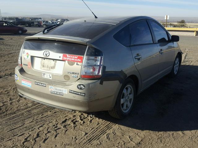 JTDKB20U753042348 - 2005 TOYOTA PRIUS GOLD photo 4