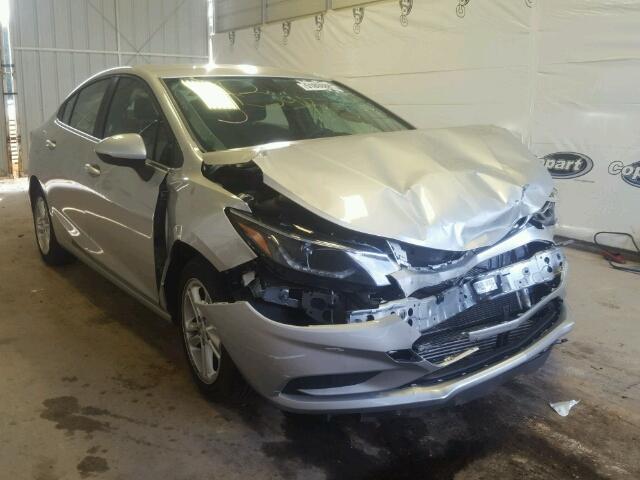 1G1BE5SM6H7166218 - 2017 CHEVROLET CRUZE LT SILVER photo 1