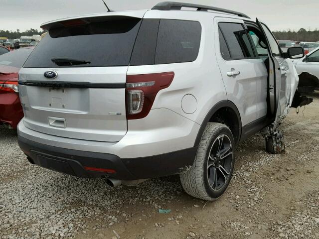 1FM5K8GT0DGB88803 - 2013 FORD EXPLORER S GRAY photo 4