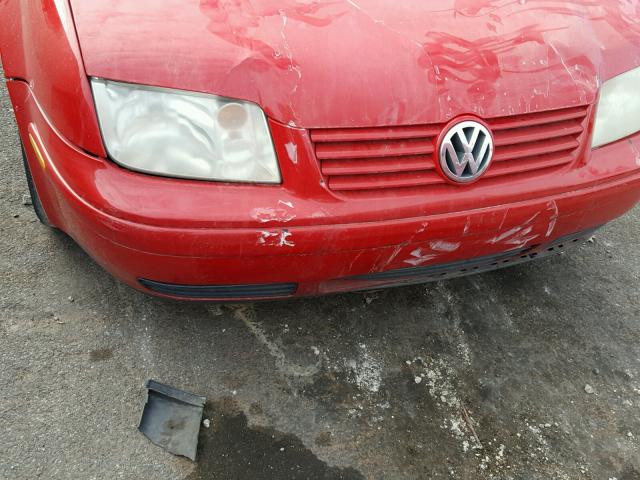 3VWSK69MX3M162812 - 2003 VOLKSWAGEN JETTA RED photo 9