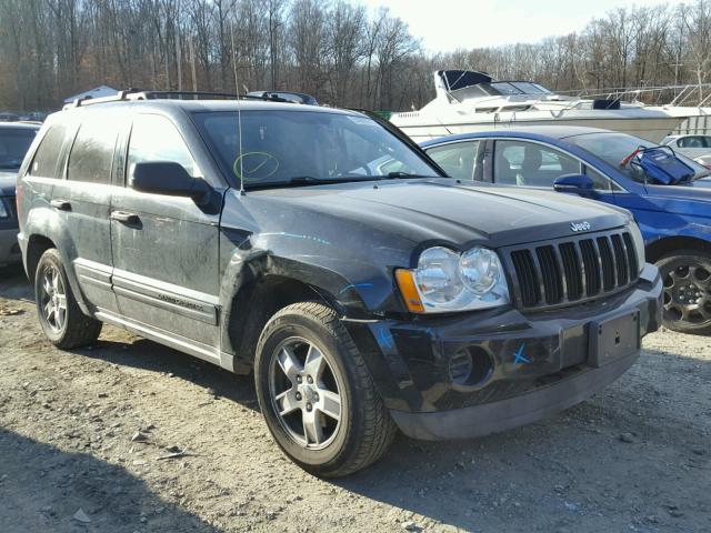 1J4GS48K76C266428 - 2006 JEEP GRAND CHER BLACK photo 1