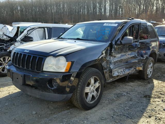 1J4GS48K76C266428 - 2006 JEEP GRAND CHER BLACK photo 2