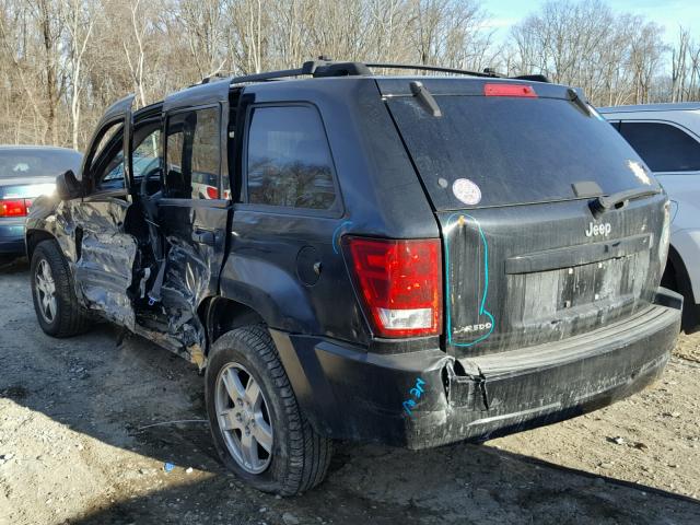 1J4GS48K76C266428 - 2006 JEEP GRAND CHER BLACK photo 3