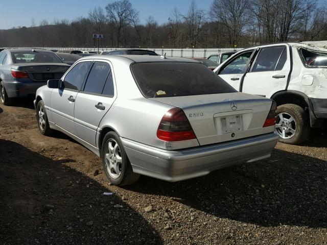 WDBHA29G6YA851686 - 2000 MERCEDES-BENZ C 280 SILVER photo 3