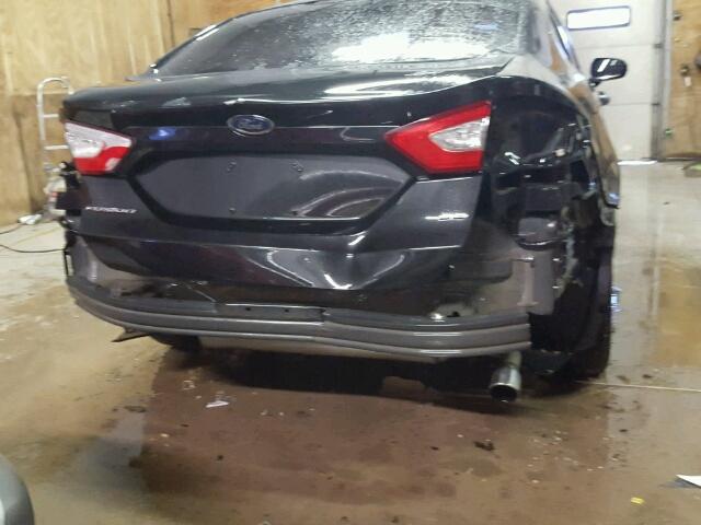 1FA6P0H76E5379464 - 2014 FORD FUSION SE BLACK photo 9