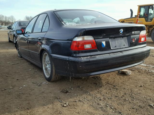WBADT53472CE92161 - 2002 BMW 530 I BLACK photo 3