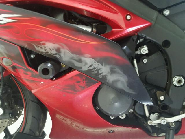 JYARJ16E9BA022052 - 2011 YAMAHA YZFR6 RED photo 11