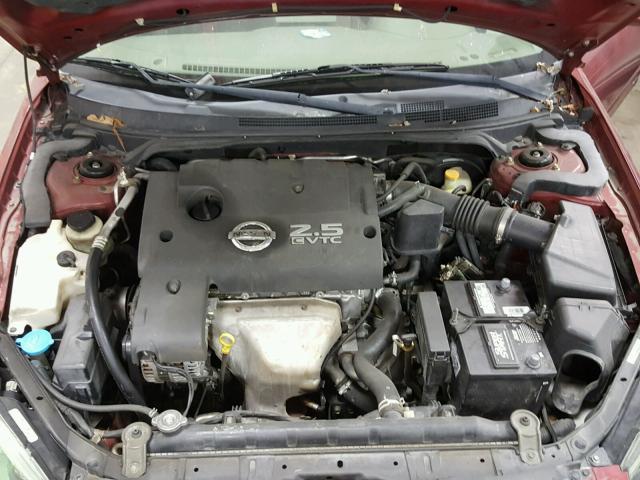 1N4AL11E86N363577 - 2006 NISSAN ALTIMA S RED photo 7