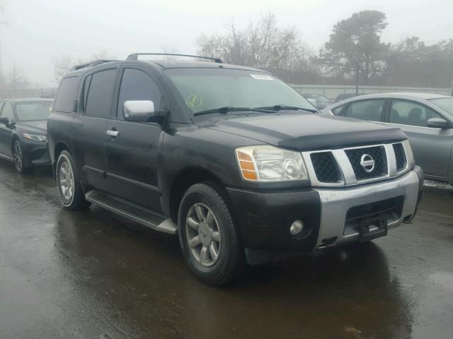 5N1AA08B74N745341 - 2004 NISSAN ARMADA SE BLACK photo 1