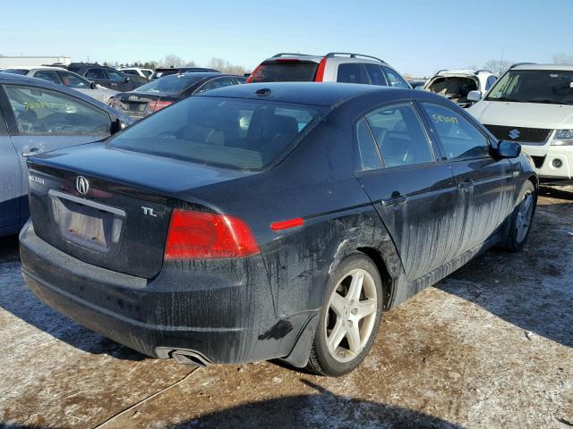 19UUA66216A075532 - 2006 ACURA 3.2TL BLACK photo 4