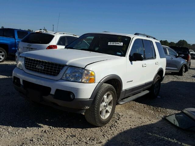 1FMDU63K24ZA18504 - 2004 FORD EXPLORER X WHITE photo 2