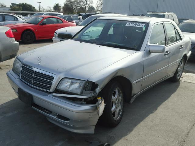 WDBHA29G2YA847926 - 2000 MERCEDES-BENZ C 280 SILVER photo 2