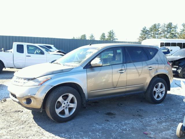 JN8AZ08W07W622385 - 2007 NISSAN MURANO SL GOLD photo 9