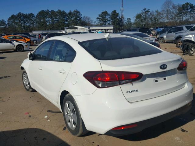 3KPFK4A71HE044213 - 2017 KIA FORTE LX WHITE photo 3