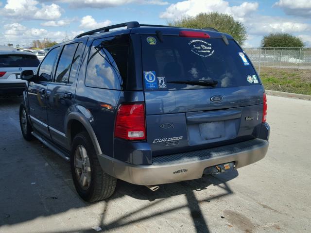 1FMZU64K44UC32167 - 2004 FORD EXPLORER E BLUE photo 3