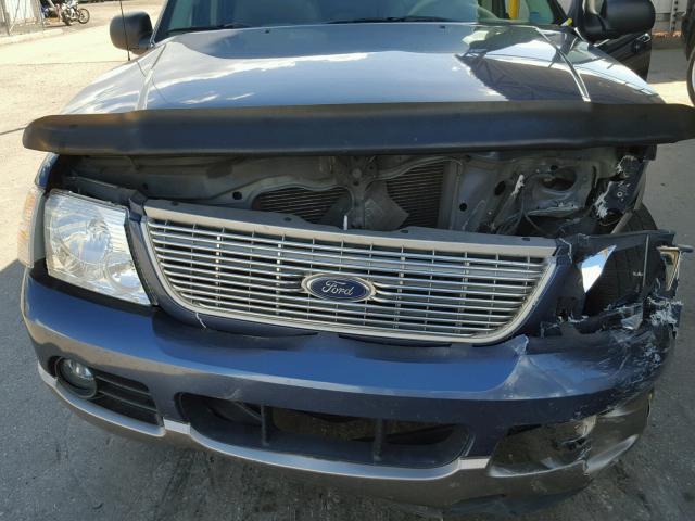 1FMZU64K44UC32167 - 2004 FORD EXPLORER E BLUE photo 7