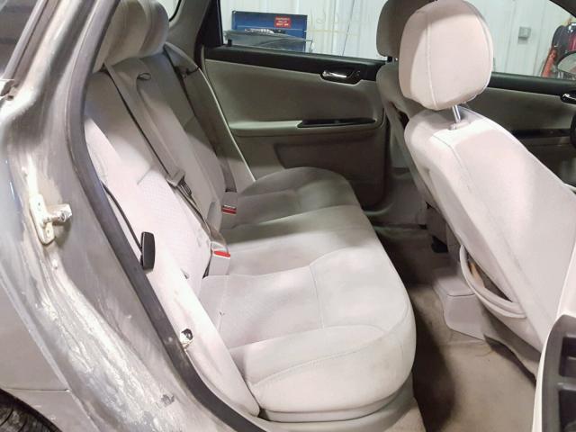 2G1WC583581241154 - 2008 CHEVROLET IMPALA LT SILVER photo 6