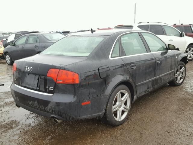 WAUDF78E57A205436 - 2007 AUDI A4 2.0T QU BLACK photo 4