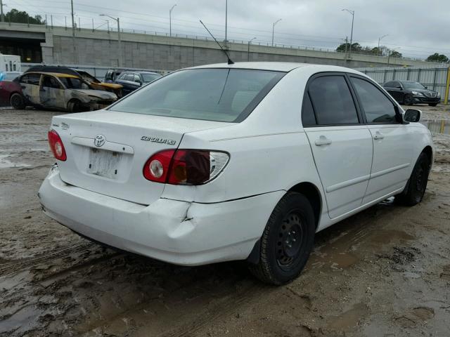 JTDBR32E632008542 - 2003 TOYOTA COROLLA CE WHITE photo 4