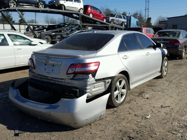 4T1BF3EK5BU210250 - 2011 TOYOTA CAMRY BASE SILVER photo 4