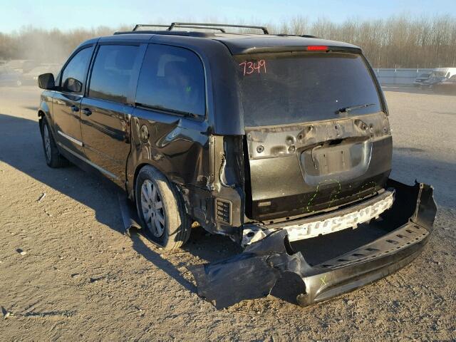 2C4RC1BG0ER246767 - 2014 CHRYSLER TOWN & COU BLACK photo 3