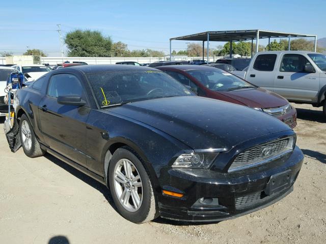 1ZVBP8AM4E5254807 - 2014 FORD MUSTANG BLACK photo 1