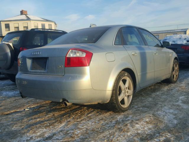 WAULT68E44A168891 - 2004 AUDI A4 3.0 QUA BLUE photo 4