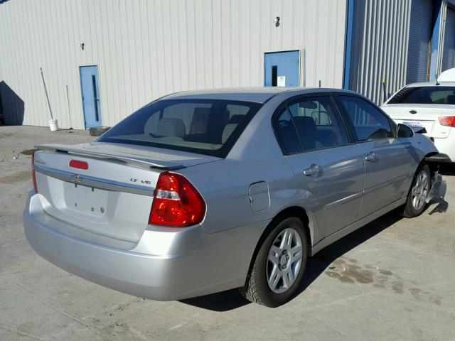 1G1ZT51866F214859 - 2006 CHEVROLET MALIBU LT SILVER photo 4