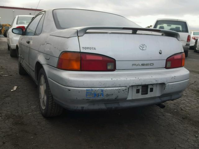 JT2EL45F6N0071205 - 1992 TOYOTA PASEO GRAY photo 3