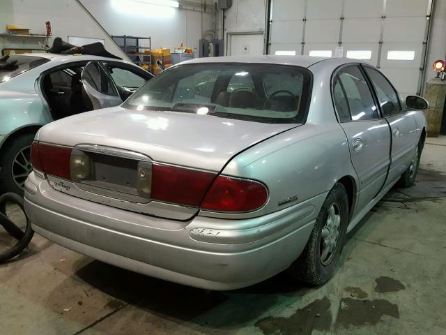 1G4HP54K114179937 - 2001 BUICK LESABRE CU SILVER photo 4