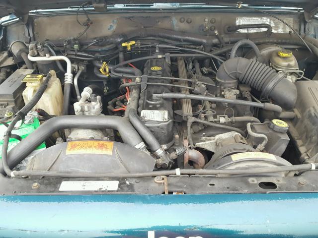 1J4FJ68SXWL219954 - 1998 JEEP CHEROKEE S GREEN photo 7