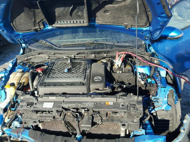 JM1BL1K34B1370006 - 2011 MAZDA SPEED 3 BLUE photo 7