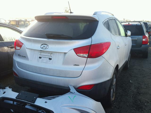 KM8JUCAG9FU023022 - 2015 HYUNDAI TUCSON LIM SILVER photo 4