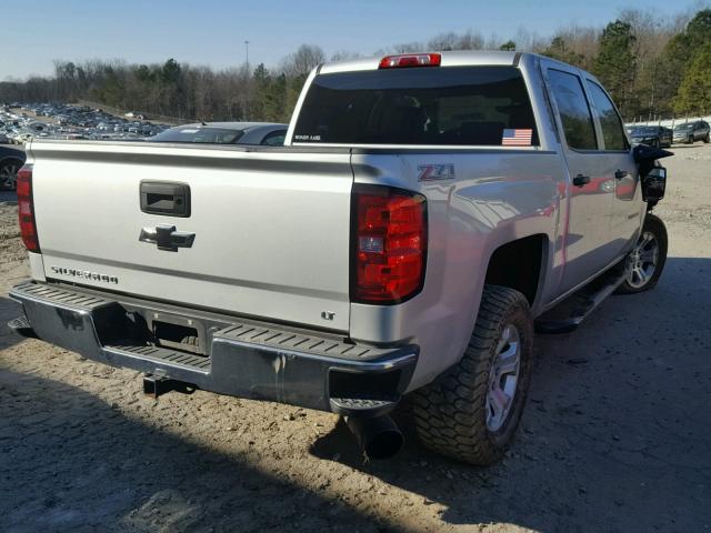 3GCUKREC5EG510382 - 2014 CHEVROLET SILVERADO SILVER photo 4