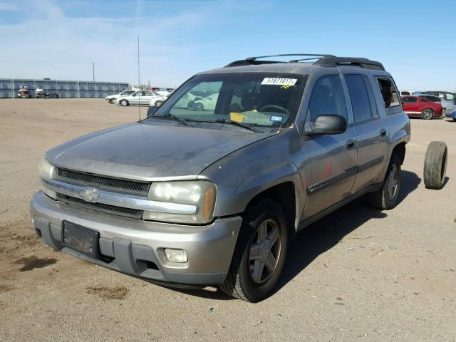 1GNES16P736232257 - 2003 CHEVROLET TRAILBLAZE GRAY photo 2