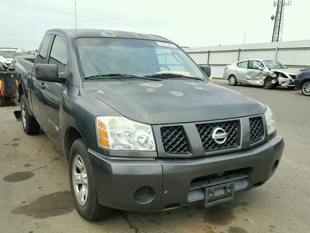 1N6AA06AX6N543494 - 2006 NISSAN TITAN XE CHARCOAL photo 1