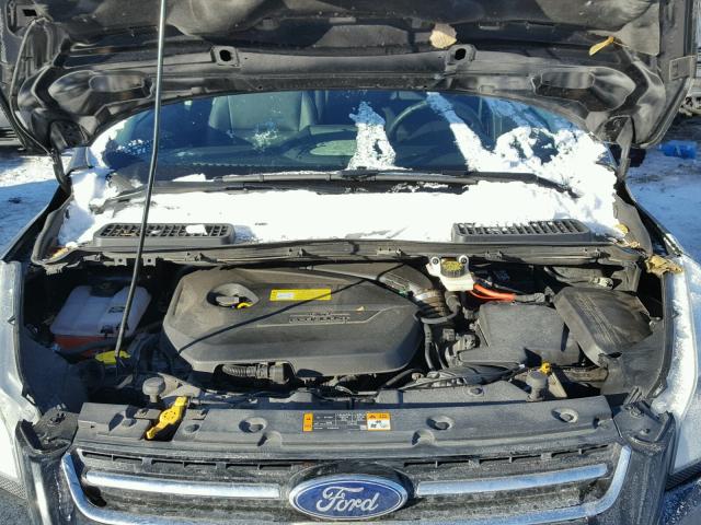 1FMCU9HX6DUA94693 - 2013 FORD ESCAPE SEL BLACK photo 7