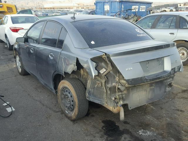 1G8AZ55F77Z105803 - 2007 SATURN ION LEVEL GRAY photo 3