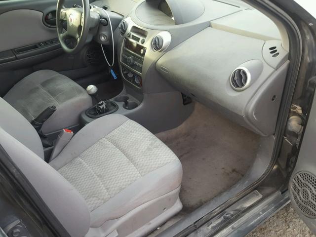 1G8AZ55F77Z105803 - 2007 SATURN ION LEVEL GRAY photo 5